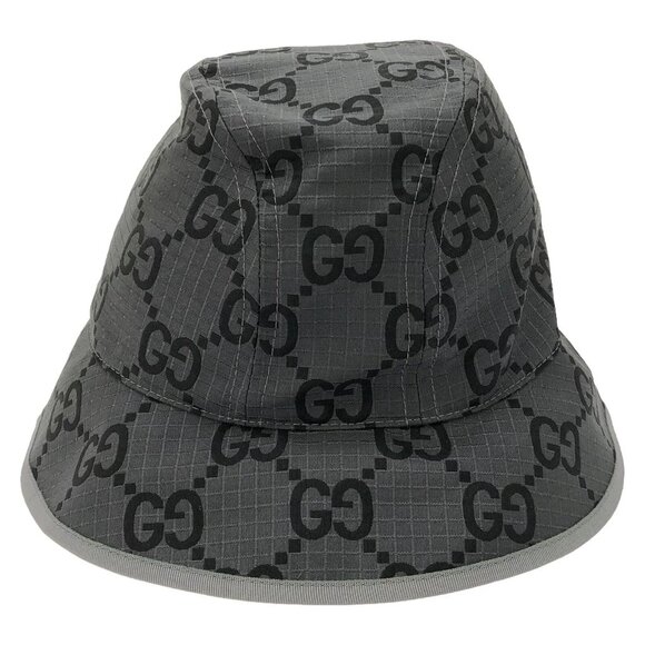 GUCCI hat cap 7683784HA5N1161M polyester Gray NEW Women 1 - Picture 6 of 8